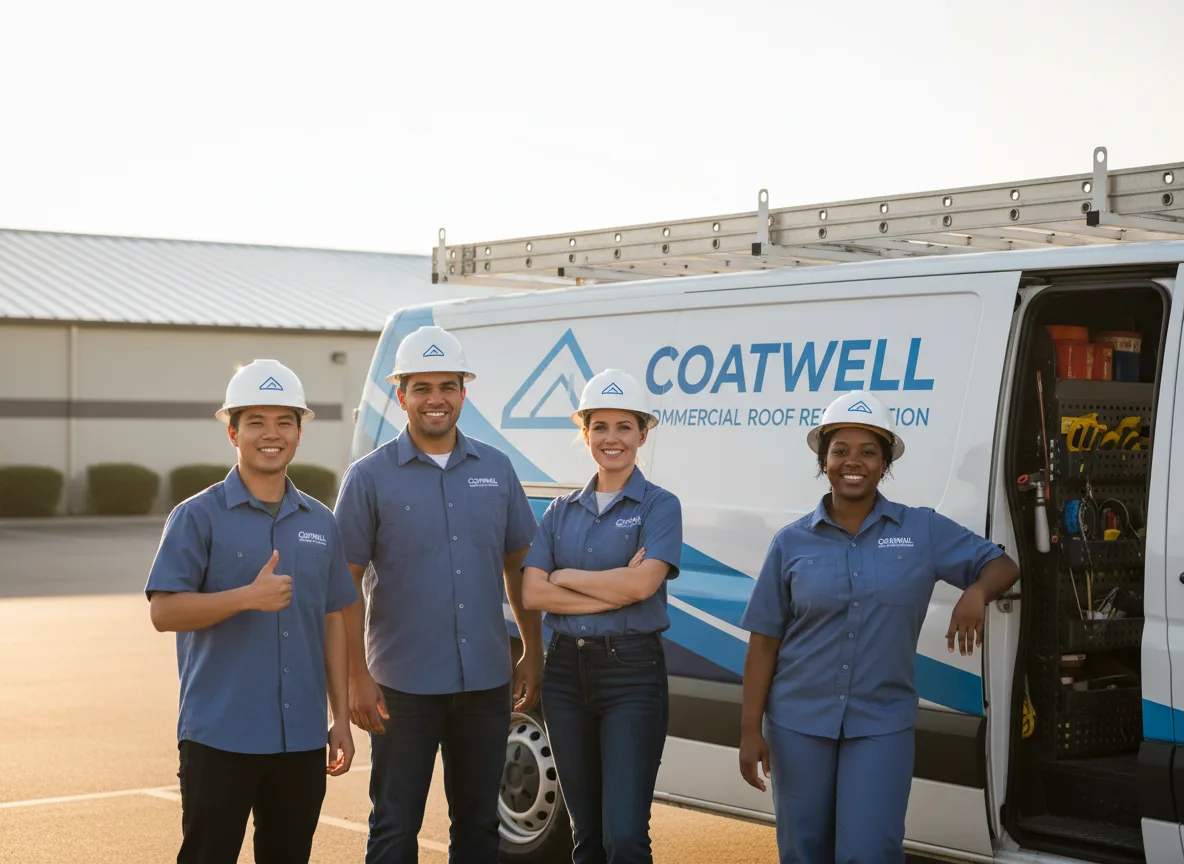 Commercial roof coating company in Bladensburg, OH